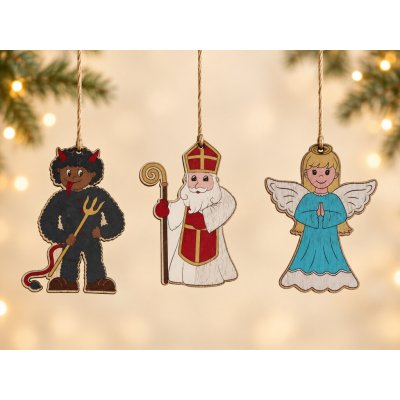 Sada ozdob Mikuláš čert anděl | D-decor – Hledejceny.cz