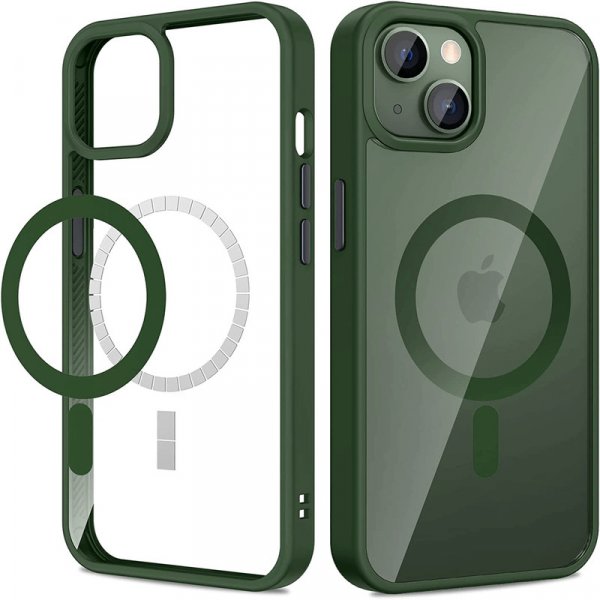 Pouzdro a kryt na mobilní telefon Pouzdro SES MagSafe Apple iPhone 11 Pro Max - tmavě zelené