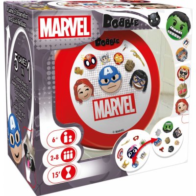 Asmodee Dobble Marvel Emoji – Zboží Mobilmania