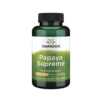 Swanson Papaya Supreme 300 tablet 50 mg – Hledejceny.cz