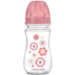 Canpol babies láhev se širokým hrdlem Newborn baby růžová 240ml – Zboží Dáma