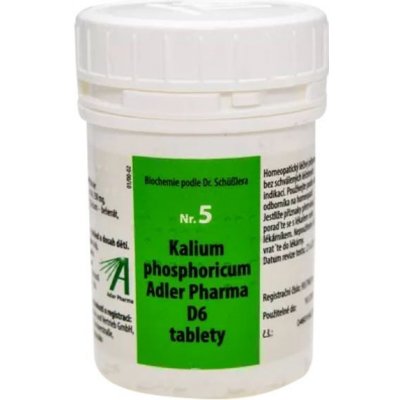 Adler Pharma Schüsslerovy soli Nr.5 Kalium phosphoricum D6 400 tablet – Hledejceny.cz
