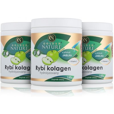 Golden Nature Rybí kolagen + vitamín C jablko 450 g – Hledejceny.cz