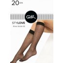 Gatta STYLOVE Knee Socks 02 20 DEN Černá