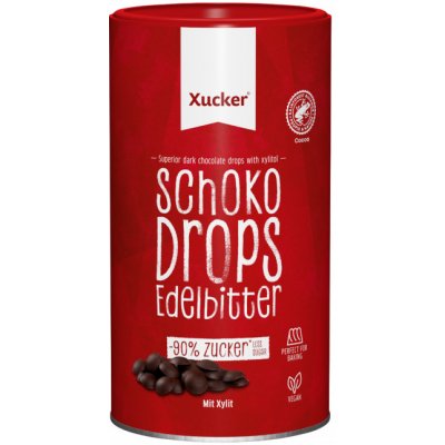 Dark Chocolate Drops Xucker Příchuť: hořká čokoláda Balení g : 750 g – Zboží Dáma