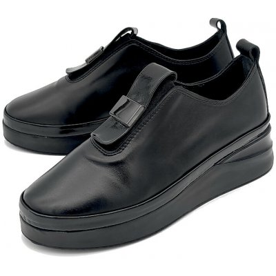 Iberius Guero Dámské kožené polobotky G511 934418 černá – Zboží Dáma