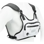 Pouzdro AG PREMIUM SBOCFP Sportovní taška na hrudník pro mobilní telefon a drobnosti, bílé