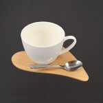 AMADEA Dřevěný podšálek ve tvaru srdce a bílý hrnek se lžičkou, masivní dřevo, 18 x10 cm – Zboží Dáma AMADEA Dřevěný podšálek ve tvaru srdce a bílý hrnek se lžičkou, masivní dřevo, 18 x10 cm – Zboží Dáma