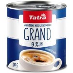 Tatra Grand Zahuštěné neslazené mléko 9% 310 g – Zboží Mobilmania