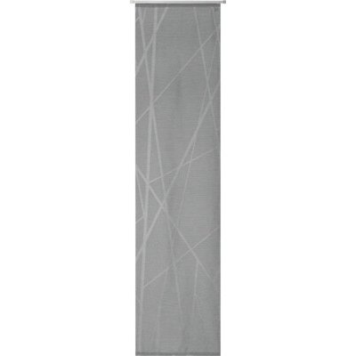 Japonská stěna na míru Beam, šedá, polotransparent, šířka 60 cm – Hledejceny.cz