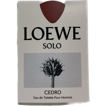 Loewe Solo Cedro Voňavý papierik toaletní voda pánská 0,3 ml