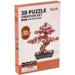 ROBOTIME Rolife DIY 3D dřevěné puzzle Bonsaj Sakura 263 ks – Hledejceny.cz