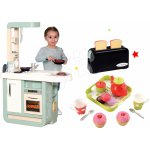 Smoby Set kuchyňka Cherry Kitchen se zvuky a kávovarem a topinkovač Tefal Express – Sleviste.cz