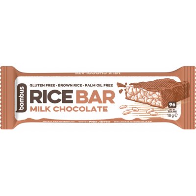 Bombus Rice Bar, Milk chockolate 18g – Zboží Mobilmania