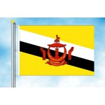 LIBEA, s.r.o. Vlajka Bruneje Rozměr: 150×225 cm, Uchycení: Karabiny na stožár – Hledejceny.cz
