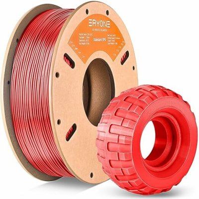 Eryone TPU Červená transparentní 1.75mm 0.5kg – Zboží Živě