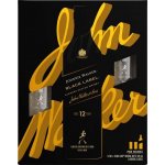 Johnnie Walker Black Label 12y 40% 0,7 l (dárkové balení 2 sklenice) – Hledejceny.cz
