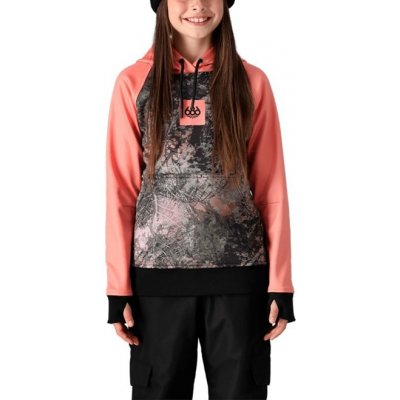 686 mikina Girls Bonded Flc Pullovr Hoody Tulip Colorblock TPCB – Hledejceny.cz
