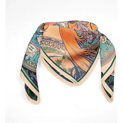 hedvábný šátek Zodiac Alfons Mucha