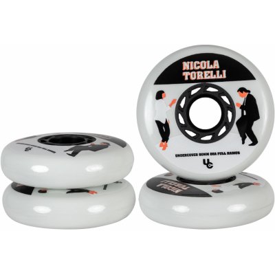 Powerslide Undercover Movies Nicola Torelli (4ks), 80mm, 86A – Zboží Dáma