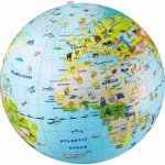 Caly Nafukovací globus Zvířata 50 cm – Sleviste.cz