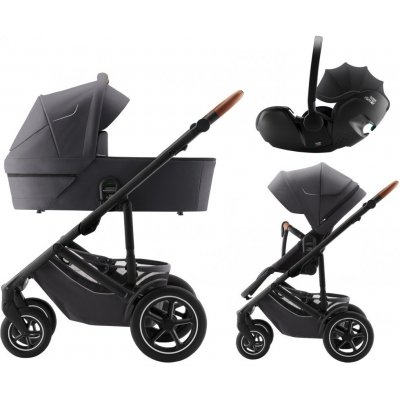 Britax Set Smile 5Z + korba + autosedačka Baby-Safe Pro 2024 Midnight Grey – Sleviste.cz