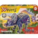 Educa 3D puzzle dinosaurus Triceratops 67 ks – Hledejceny.cz