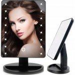 Bezdoteku kosmetické make up zrcátko LED černé – Sleviste.cz