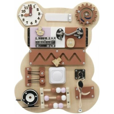 Baby Mix Activity Board Bear Montessori – Hledejceny.cz