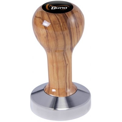 Buna Café Tamper oliva, lak, TP, nerez mat, plochý 58,55 mm – Zboží Mobilmania
