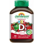 Jamieson Vitamín D3 Kids Jahoda 100 tablet – Hledejceny.cz
