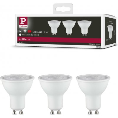 Paulmann LED reflektor GU10 230V 3x7W 4000K bílá mat – Hledejceny.cz