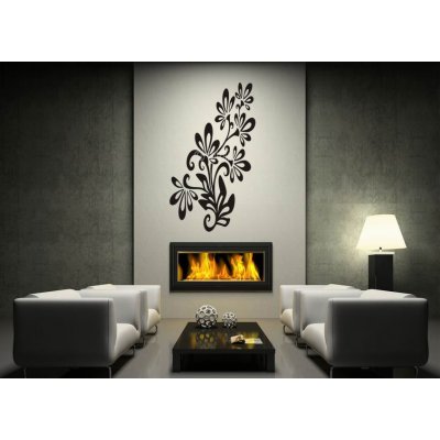 Weblux vzor n14172373 Samolepka na zeď - Floral Element floral kvést dekorační, rozměry 170 x 100 cm – Hledejceny.cz