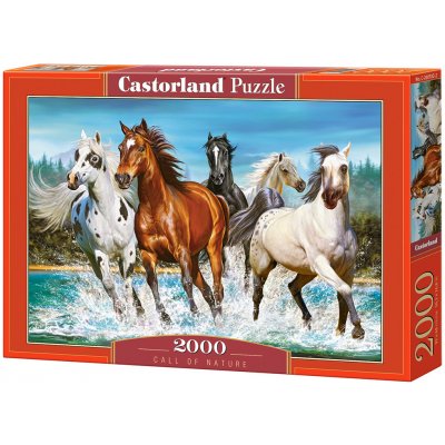 Castorland Běžící koně 2000 dílků – Zboží Mobilmania