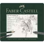 Faber-Castell Pitt Monochrome Graphite 112973 grafitová tužka sada 19 ks – Zboží Živě