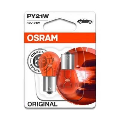 Osram 7507-02B PY21W BAU15s 12V 21W 2 ks