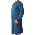 noční košile dlouhý rukáv s čepičkou modrá – Zboží Mobilmania