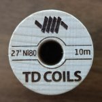 TD coils Jednoduchý drát Ni80 27AWG 0,36mm – Zboží Mobilmania