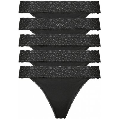 Esmara Dámské krajkové kalhotky 5 kusů černá – Zboží Mobilmania
