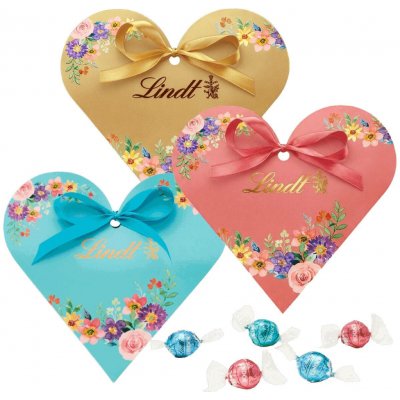 Lindt Lindor Dárkové balení květinové srdíčko 200 g – Sleviste.cz