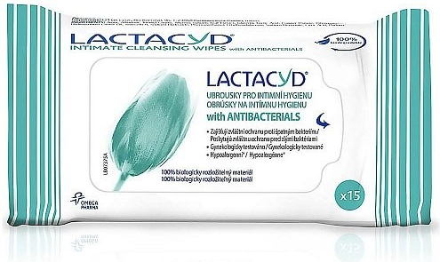 Lactacyd ubrousky Antibakteriální 15 ks od 55 Kč - Heureka.cz