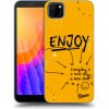 Pouzdro a kryt na mobilní telefon Huawei Picasee silikonové Huawei Y5P - Enjoy čiré