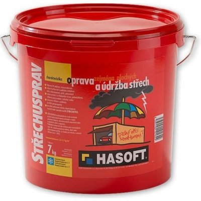 HASOFT Hmota hydroizol. STŘECHUSPRAV šedá 7kg – Hledejceny.cz