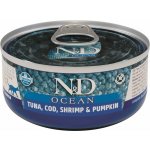 N&D Ocean Cat Tuna Cod Shrimp & Pumpkin 70 g – Hledejceny.cz