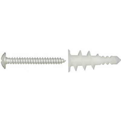 RAWLPLUG R-DRA-01PLUS - Hmoždinka závrtná DRA-01 do sádrokartonu-nylon + vrut;3,9x32mm – Zboží Mobilmania