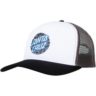 SANTA CRUZ Vivid Slick Dot Meshback Cap White/Grey – Zbozi.Blesk.cz