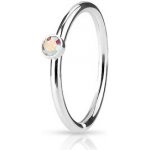 Šperky4U piercing do nosu ucha kruh se světle fialovým kamínkem N01161-TZ – Zboží Dáma