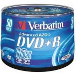 Verbatim DVD+R 4,7GB 16x, AZO, spindle, 50ks (43550) – Sleviste.cz