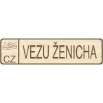 Svatební SPZ - VEZU ŽENICHA – Zboží Dáma