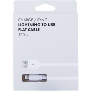 Avacom DCUS-LIG-120W USB - Lightning, 120cm, bílý